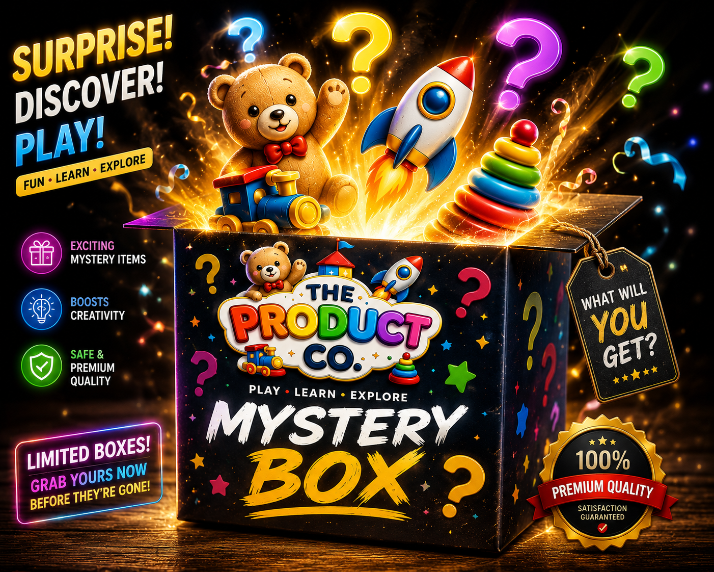 The Product Co Mystery Box — Surprise Toy Collection
