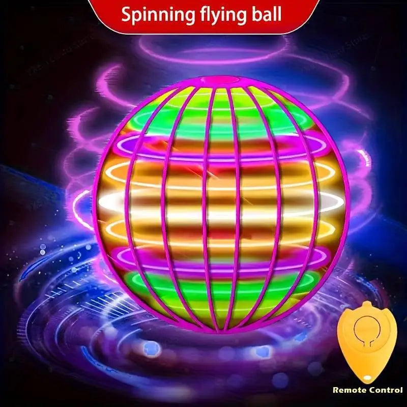 Cosmic Hover Ball β 360Β° Spinning LED Globe Toy