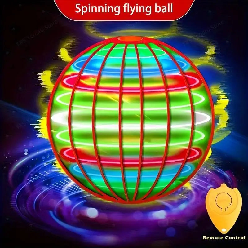 Cosmic Hover Ball — 360° Spinning LED Globe Toy