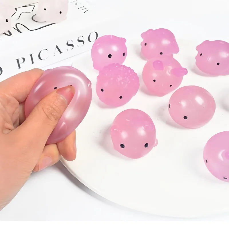 Colour-Changing Hedgehog Squishy — Kawaii Fidget Toy (5 or 10 Pack)