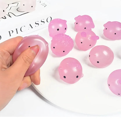 Colour-Changing Hedgehog Squishy — Kawaii Fidget Toy (5 or 10 Pack)