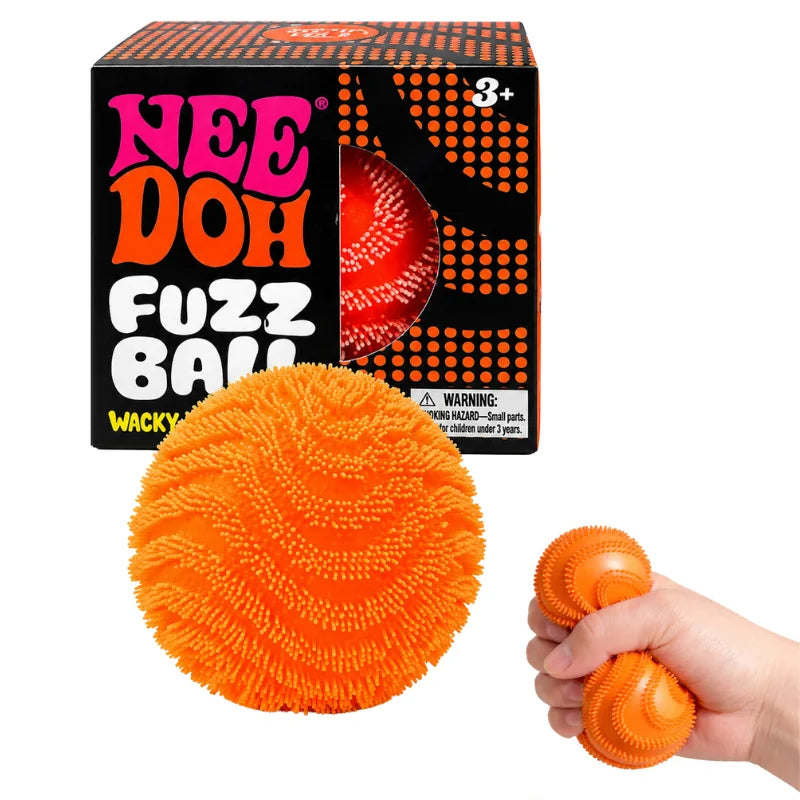 Nee Doh Fuzz Ball — Blind Box Squishy Stress Relief Toy (Single)