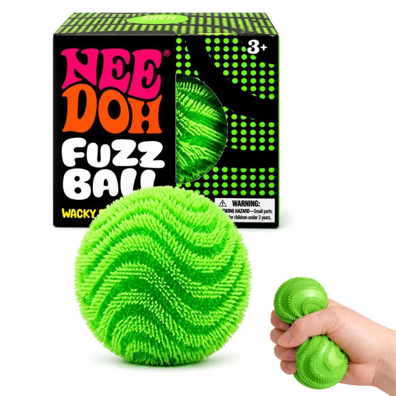 Nee Doh Fuzz Ball — Blind Box Squishy Stress Relief Toy (Single)