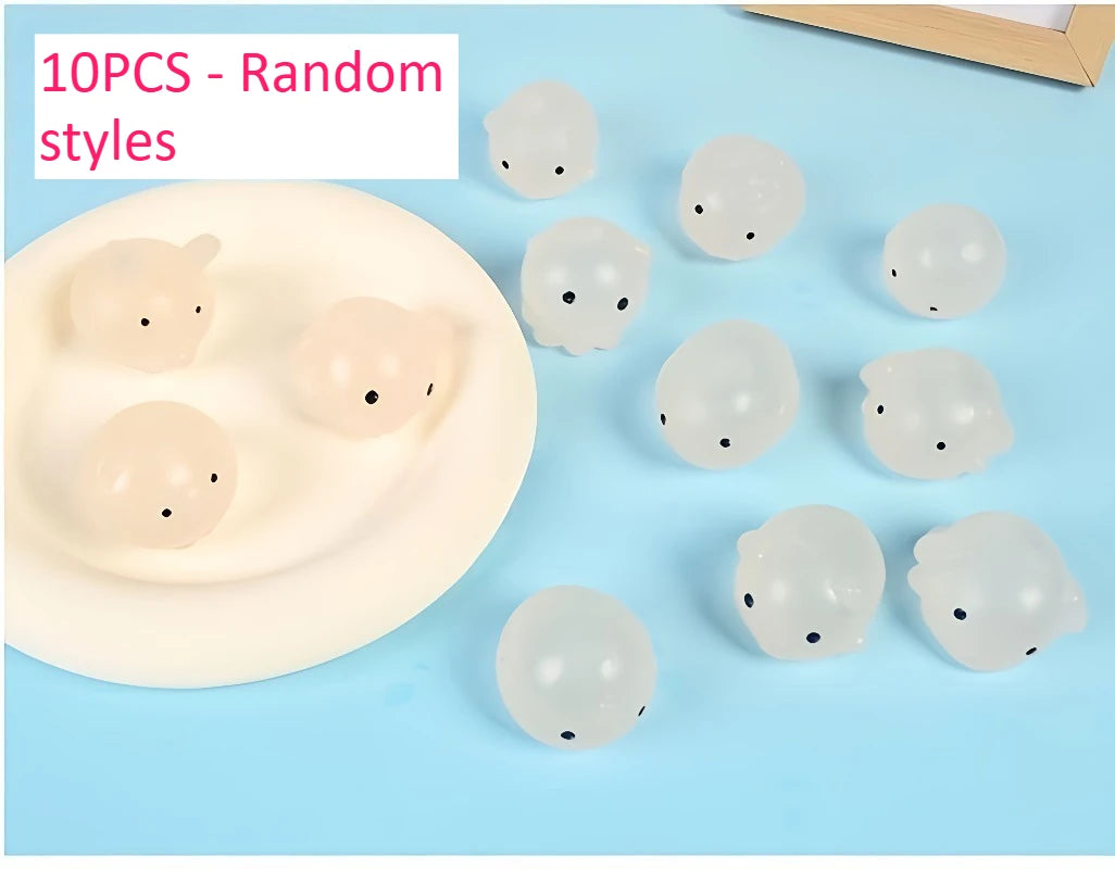 Colour-Changing Hedgehog Squishy — Kawaii Fidget Toy (5 or 10 Pack)