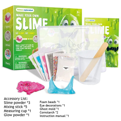 DIY Slime Science Kit — Foam, Glitter & Glow Experiments for Kids