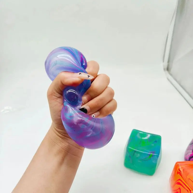 Malt Sugar Ice Cube Squishy — Slow Rebound Blind Box Stress Toy