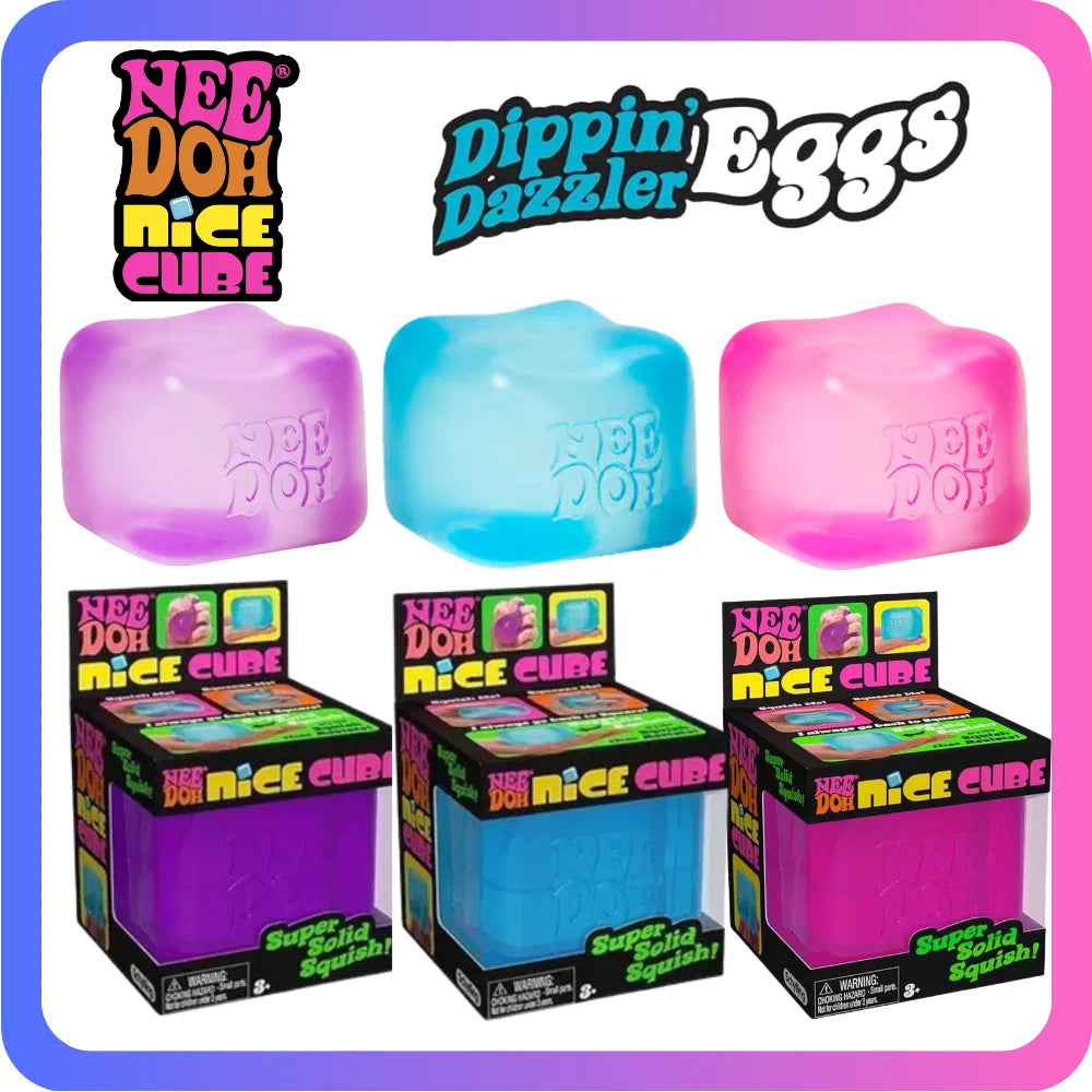 Nee Doh Sensory Fidget Cube — 6-Sided Stress Relief & Focus Toy