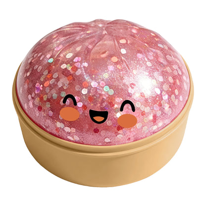 Glitter Dumpling Squishy Toy — Slow Rise Sensory Fidget Ball