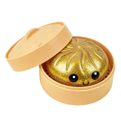 Glitter Dumpling Squishy Toy — Slow Rise Sensory Fidget Ball