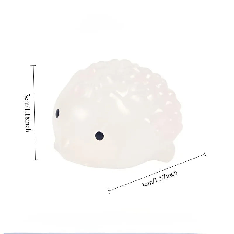 Colour-Changing Hedgehog Squishy — Kawaii Fidget Toy (5 or 10 Pack)