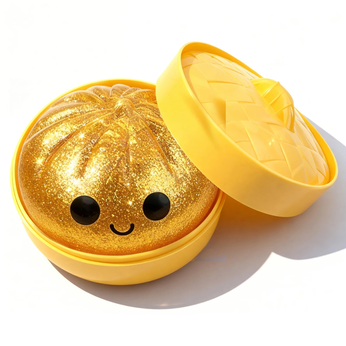 Glitter Dumpling Squishy Toy — Slow Rise Sensory Fidget Ball