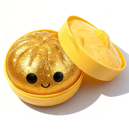 Glitter Dumpling Squishy Toy — Slow Rise Sensory Fidget Ball
