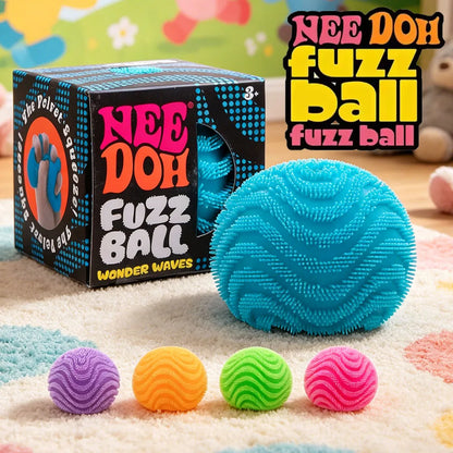 Nee Doh Fuzz Ball — Blind Box Squishy Stress Relief Toy (Single)