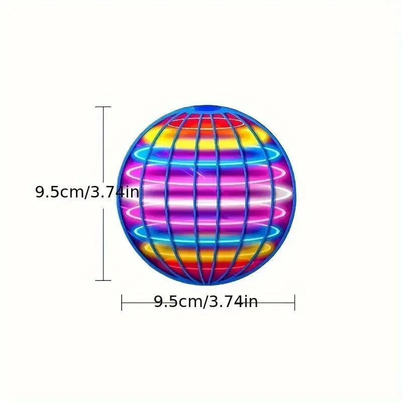 Cosmic Hover Ball — 360° Spinning LED Globe Toy