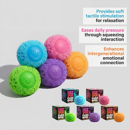 Nee Doh Fuzz Ball — Blind Box Squishy Stress Relief Toy