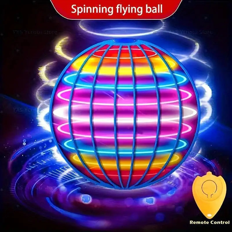 Cosmic Hover Ball — 360° Spinning LED Globe Toy