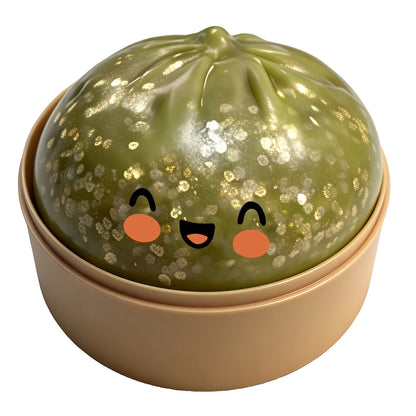 Glitter Dumpling Squishy Toy — Slow Rise Sensory Fidget Ball