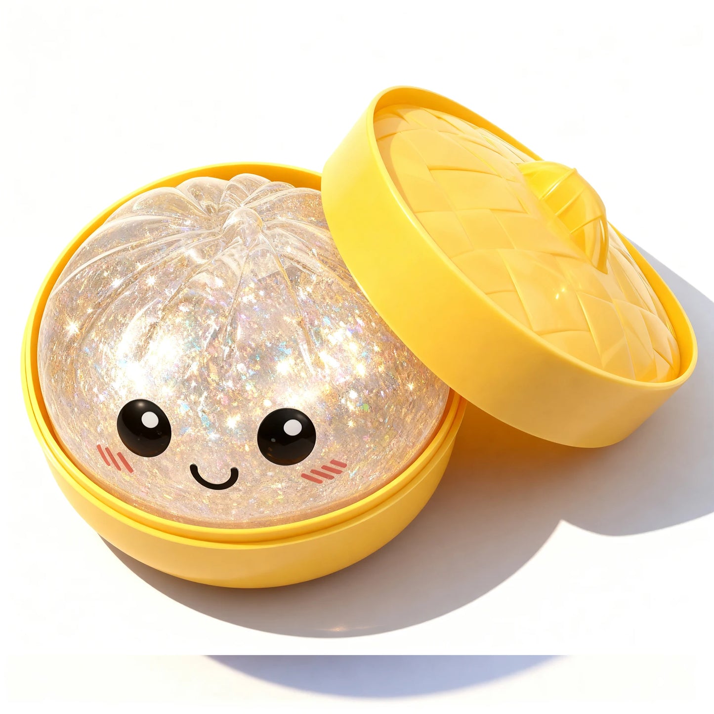 Glitter Dumpling Squishy Toy — Slow Rise Sensory Fidget Ball