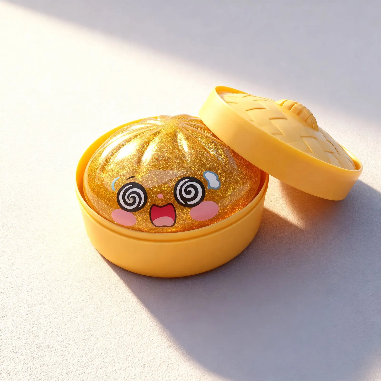Glitter Dumpling Squishy Toy — Slow Rise Sensory Fidget Ball