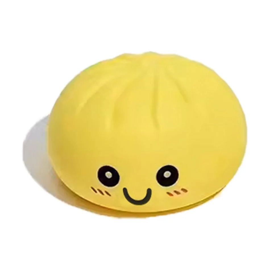 LED Glow Bun Squishy — Light-Up Bubble Steamed Bao Stress Ball