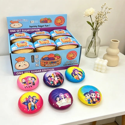Rumi Cartoon Dumpling Squishy — Kawaii Squeeze Fidget Desk Toy
