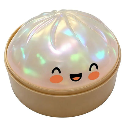 Glitter Bao Bun Squishy — Slow Rise Steamed Dumpling Stress Ball