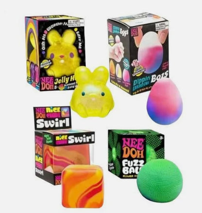Golden Egg Hunt Blind Box — 10 Squishy Surprise Fidget Toys
