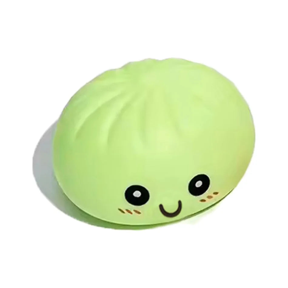 LED Glow Bun Squishy — Light-Up Bubble Steamed Bao Stress Ball