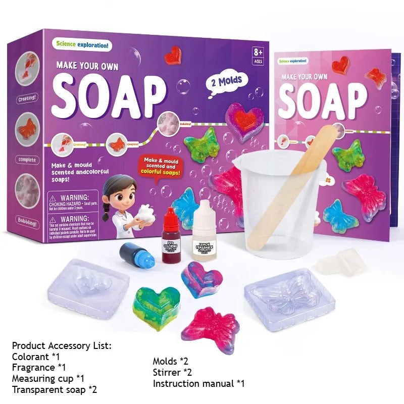 DIY Slime Science Kit — Foam, Glitter & Glow Experiments for Kids