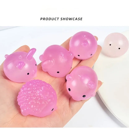 Colour-Changing Hedgehog Squishy — Kawaii Fidget Toy (5 or 10 Pack)