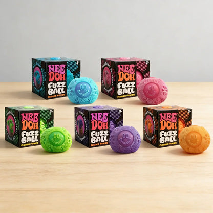 Nee Doh Fuzz Ball — Blind Box Squishy Stress Relief Toy