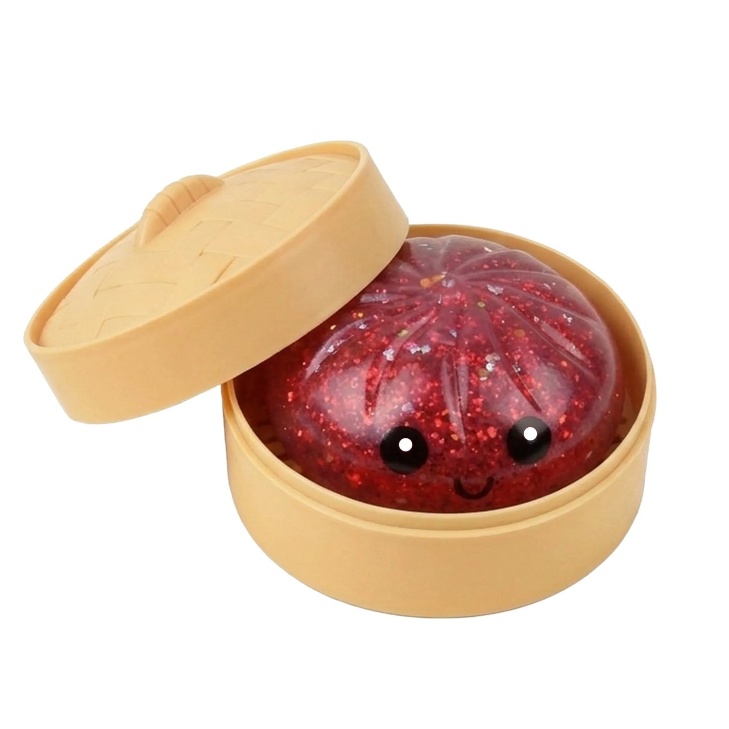 Glitter Dumpling Squishy Toy — Slow Rise Sensory Fidget Ball