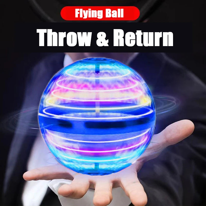 Cosmic Hover Ball — 360° Spinning LED Globe Toy