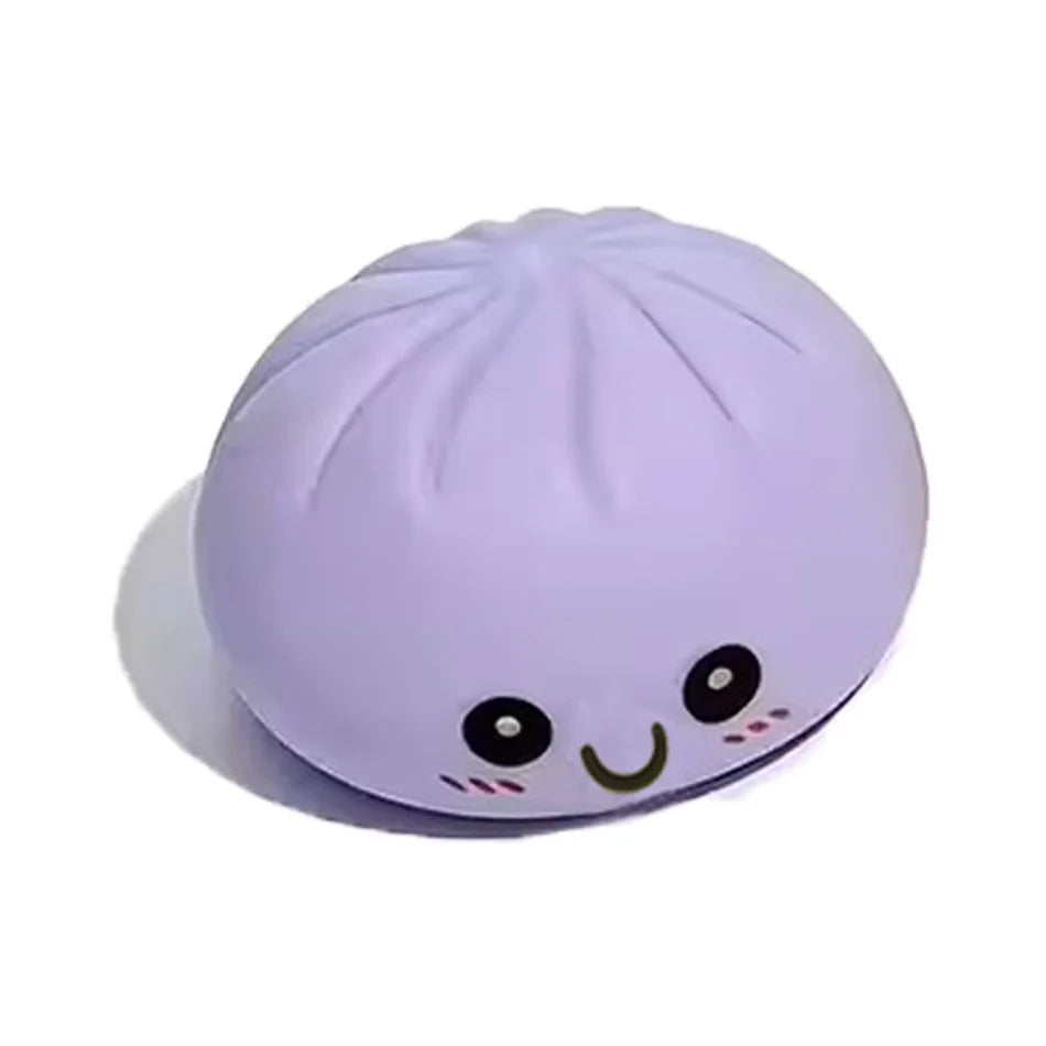 LED Glow Bun Squishy — Light-Up Bubble Steamed Bao Stress Ball