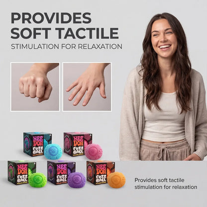 Nee Doh Fuzz Ball — Blind Box Squishy Stress Relief Toy